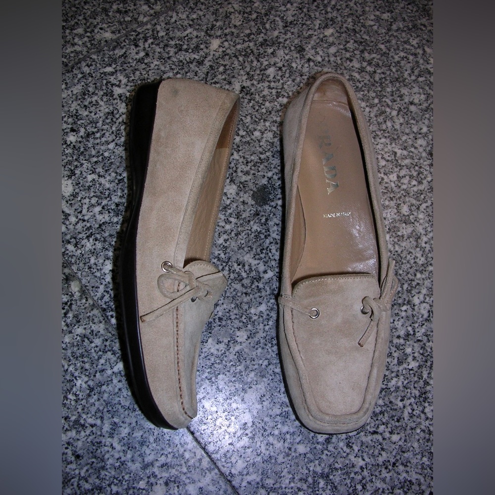 PRADA Vintage suede loafers